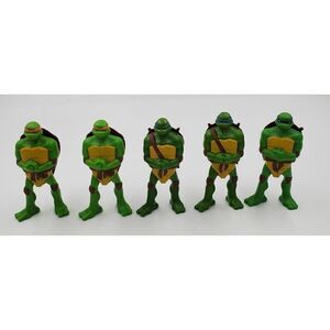 2007 McDonalds TMNT Teenage Mutant Ninja Turtles 5" Action Figure Toys Lot of 5